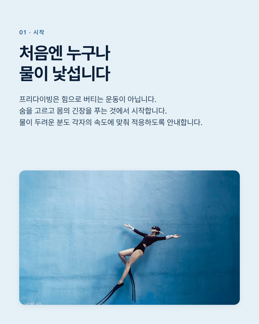 AIDA1 프리다이빙 자격증 과정 강의 사진 2